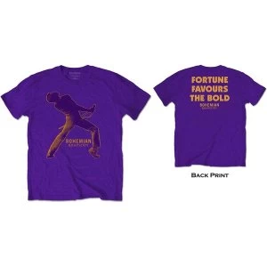 Queen - Fortune Mens Medium T-Shirt - Purple