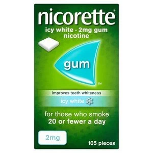 Nicorette 2mg Icy White Gum 105x Pieces