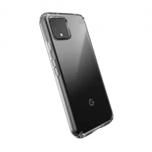 Speck Presidio Stay Clear Google Pixel 4 Phone Case Antimicrobial Bump