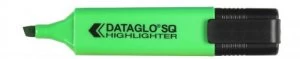 Dataglo Value Highlighter Flat Barrel Chisel Tip Green (PK10)