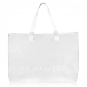 Seafolly Translucent Tote Bag - White
