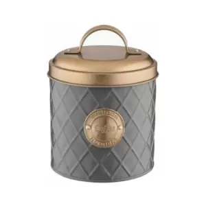 Typhoon Henrik Grey Lid Coffee Storage Canister with Copper Lid, 12 CM