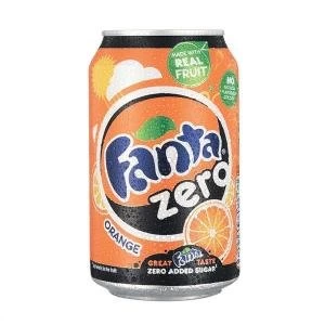 Fanta Zero 330ml Cans 24 Pack