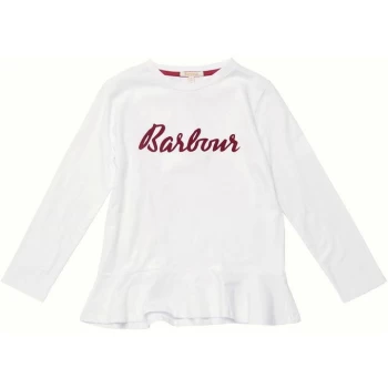 Barbour Barbour Rebecca Long Sleeve T Shirt - White WH11