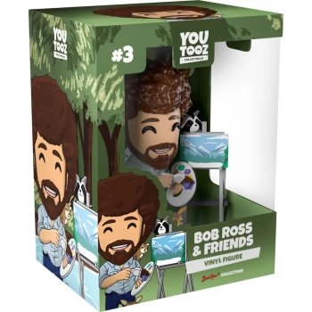 Youtooz Bob Ross 5 Vinyl Collectible Figure - Bob Ross & Friends