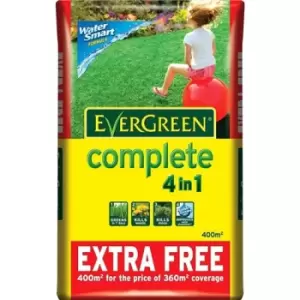 Miracle-Gro EverGreen Complete 360m² + 10% Extra Free Lawn Food, Weed and Moss Killer
