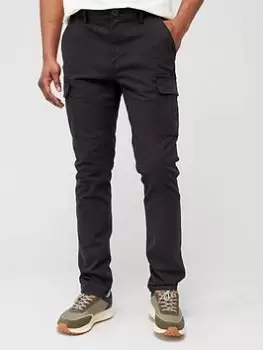 Napapijri Essentials M-yasuni Cargo Trousers - Black, Size 36, Men