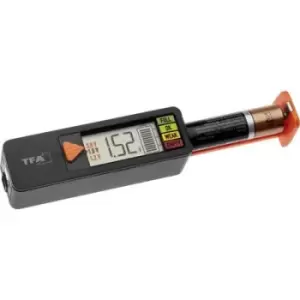 TFA Dostmann Battery tester Batterietester BatteryCheck Reading range (battery testers) 1.2 V, 1.5 V, 3 V, 9 V Rechargeable, Battery 98.1126.01