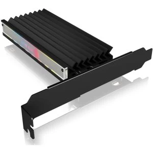 IcyBox M.2 NVMe SSD ARGB PCI-e Adapter Card