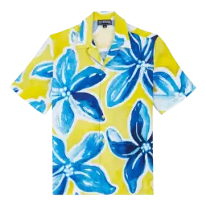 Men Bowling Shirt Raiatea - Chelly - Yellow - Size XL - Vilebrequin