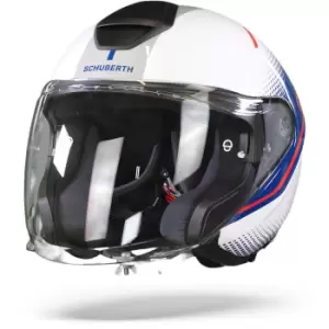 Schuberth M1 Pro Mercury White Blue Jet Helmet S