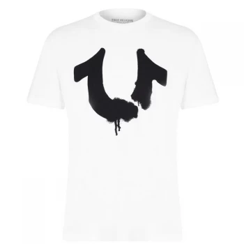 True Religion Horseshoe Ink T Shirt - Optic White