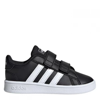 adidas Grand Court Trainers Infant Boys - Black/White