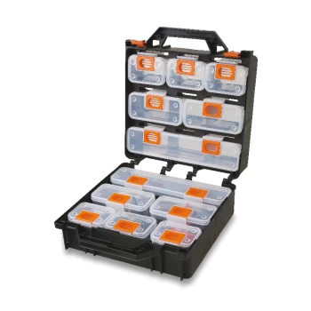 Beta Tools 2080/V12 Organizer Tool Case with 12 Removable Tote-Trays 020800000