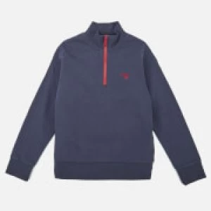 Barbour Heritage Boys' Half Zip Sweatshirt - Navy - M (8-9 Years)