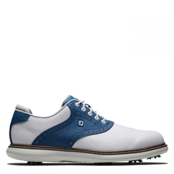 Footjoy Traditions Mens Golf Shoes - White/Navy
