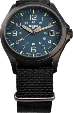 Traser H3 Watch Active Lifestyle P67 Officer Pro GunMetal Blue