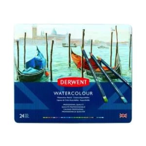 Derwent Watercolour Pencils Assorted (Pack of 24) 32883