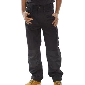 Click Premium Trousers Multipurpose Holster Pockets Size 46 Black Ref