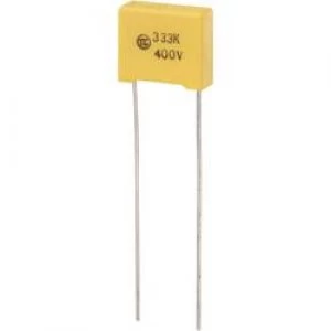 MKS thin film capacitor Radial lead 0.033 uF 400 Vdc 5 10 mm L x W x H 13 x 5 x 11mm