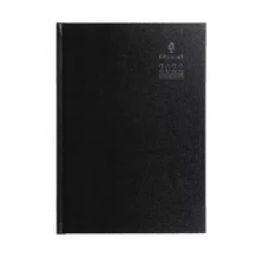 Collins A4 Desk Diary Day Per Page Appointment Black 2022 A44BLK