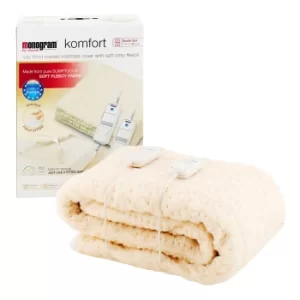 Beurer Monogram Dual Control Blanket Cream