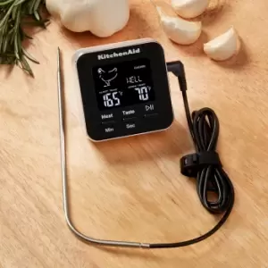 KitchenAid Digital Kitchen Thermometer With Timer & Oven Probe Black