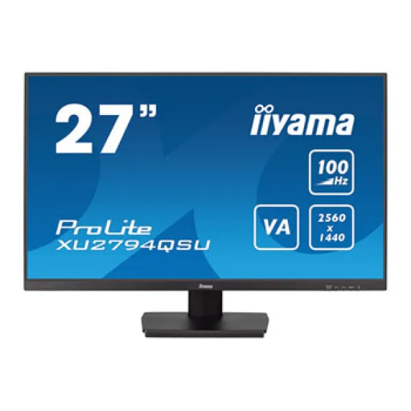 iiyama ProLite XU2794QSU-B6 computer monitor 68.6cm (27") 2560 x 1440 pixels Wide Quad HD LCD Black