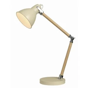 The Lighting and Interiors Group Drake Desk Lamp - Cream