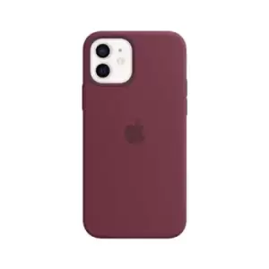 Apple iPhone 12 12 Pro Silicone Case with MagSafe - Plum