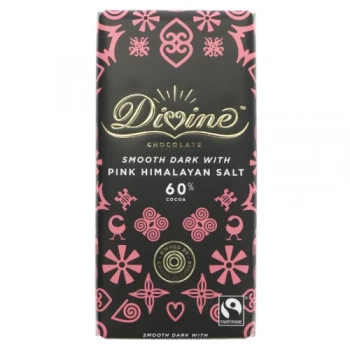 Divine Dark Chocolate - Pink Himalayan Salt - 90g x 15