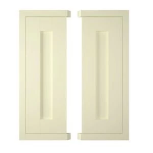 IT Kitchens Holywell Ivory Style Framed Corner wall door W625mm Set of 2