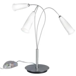 Linea Verdace Delfino 3 Light Table Lamp Satin Nickel