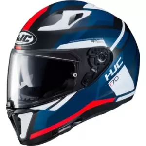 HJC i70 Elim Helmet, black-white-blue, Size S, black-white-blue, Size S