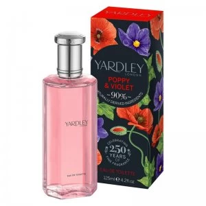 Yardley Poppy & Violet Eau de Toilette For Her 125ml