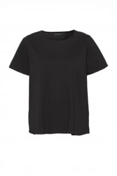 French Connection Dabo Bonded Edge T Shirt Black