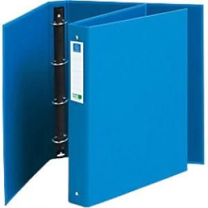 Exacompta Ring Binder 51222E CleanSafe 4 ring Card, Paper A4 Blue