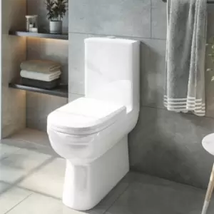 Close Coupled Back to Wall Toilet with Soft Close Seat - Addison