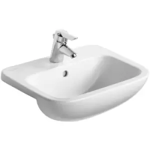 Armitage Shanks Profile 21 Semi Countertop Basin with Overflow 500mm Wide - 1 Tap Hole