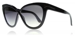Tom Ford Arabella Sunglasses Shiny Black 01D Polariserade 59mm