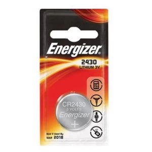 Energizer CR2430 Battery Lithium Ref 637991 Pack 2