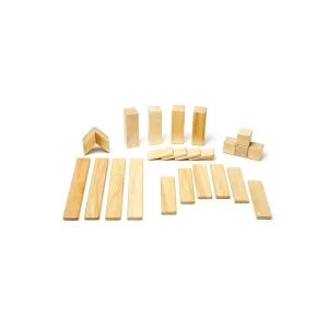 24 Piece Tegu Magnetic Wooden Block Set Natural