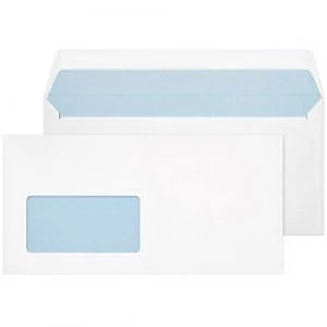 Blake Ultra White Window Envelope Peel and Seel DL 110x220mm 120gsm Pack 500
