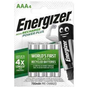 Energizer Rechargeable Batteries AAA - 4 Pack