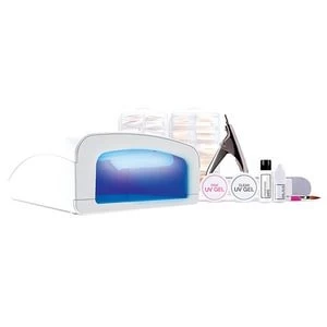 Rio Professional Nail Lamp and French Manicure Kit Clear
