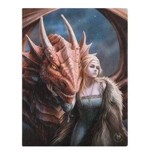 Friend or Foe Canvas by Anne Stokes