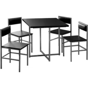 4 Chair Square Dining Set