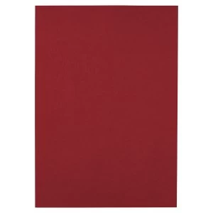 GBC CE040030 Leathergrain A4 Cover Dark Red 100pk