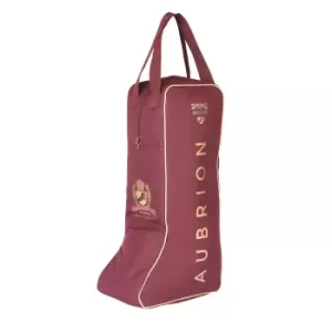Aubrion Team Long Length Boot Bag (One Size) (Maroon)