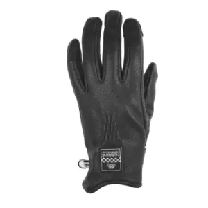 Helstons Condor Air Summer Leather Black Gloves T12